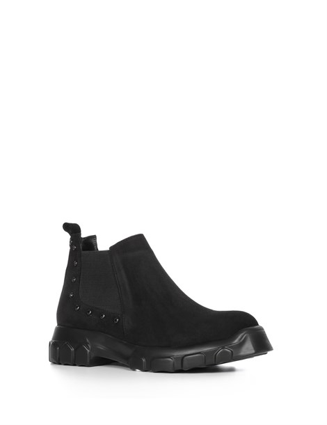 Malvina Women's Boot Black Suede Leather