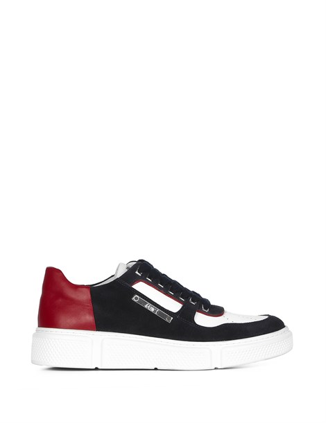 Manfredo Men's Sneaker Navy Blue Multicolor