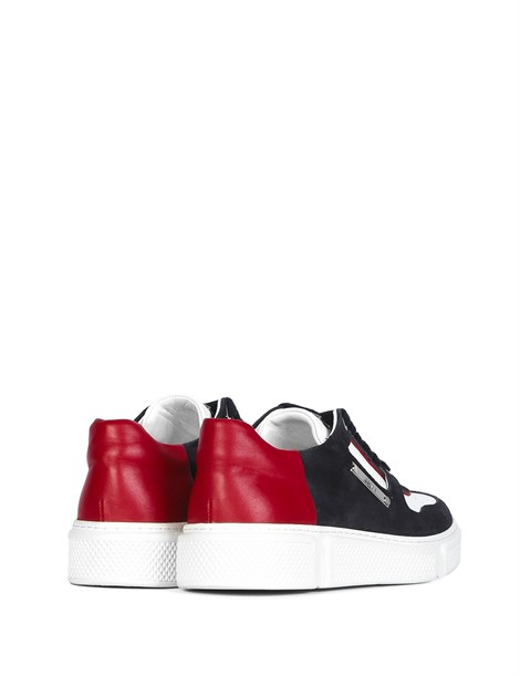 Manfredo Men's Sneaker Navy Blue Multicolor