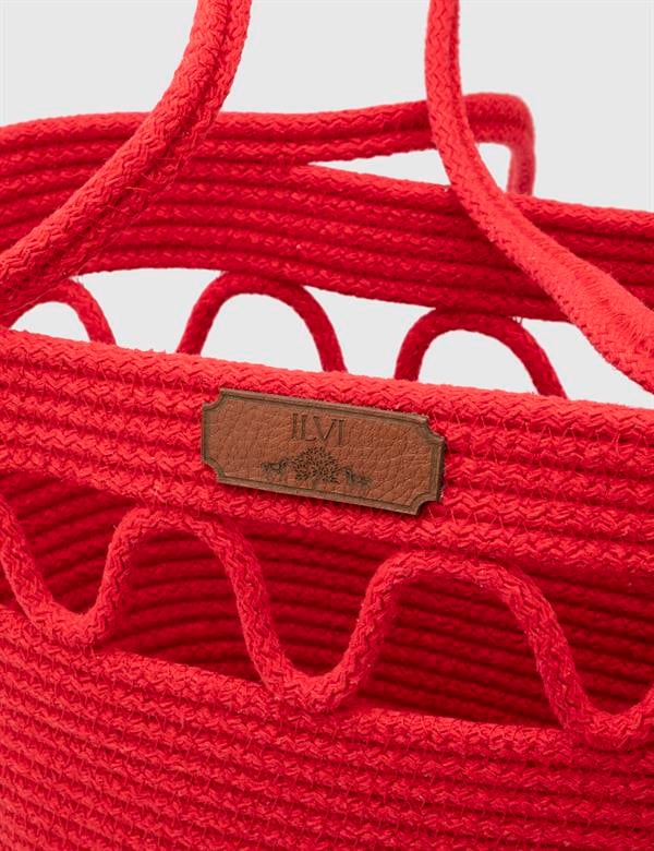 Marcela Red Women's Beach Bag