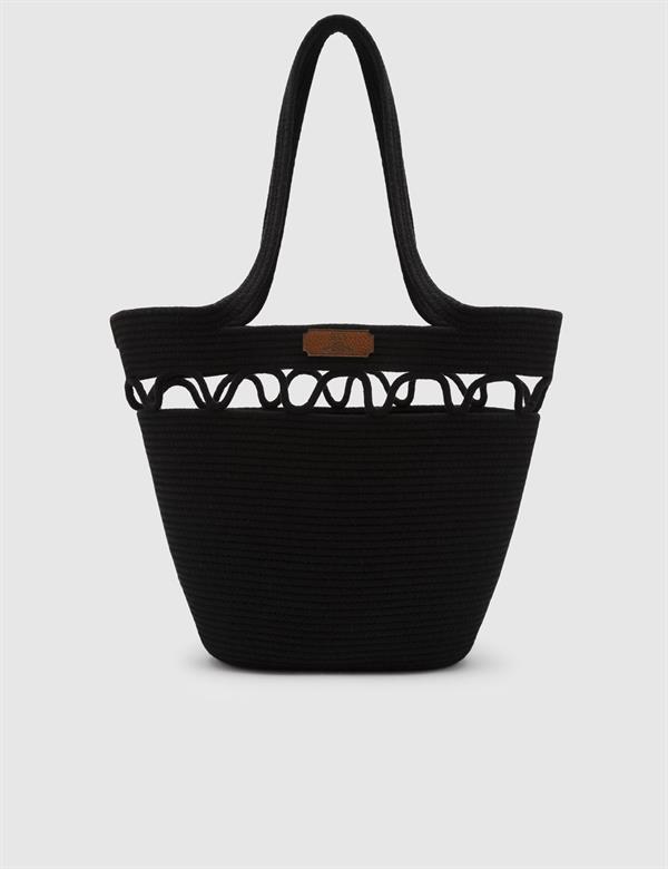 Marcela Black Women's Beach Bag