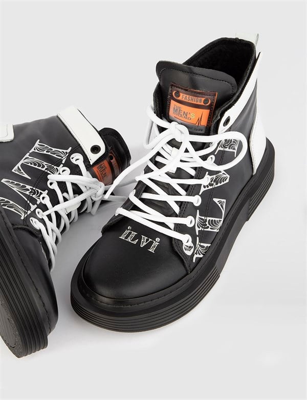 Marke Black Leather Women's Boot