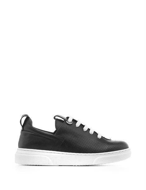 Mary Girls' Sneaker Black Leather