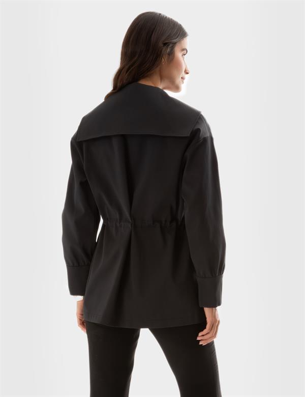 Matia Black Women's Trench Coat