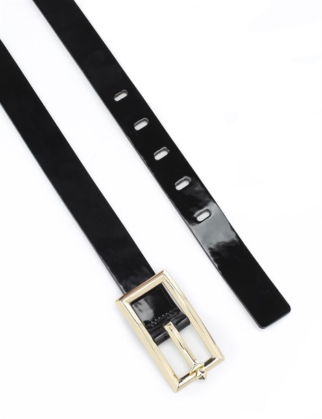 Matilda Women's Belt Black Patent Leather