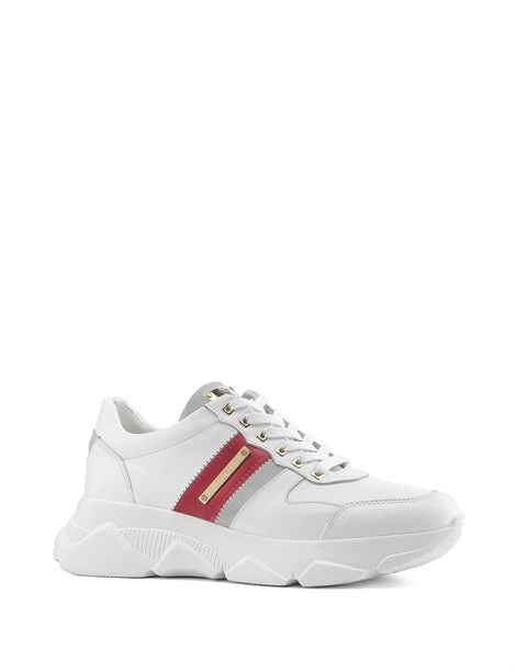 Maximo Men's Sneaker White Nappa