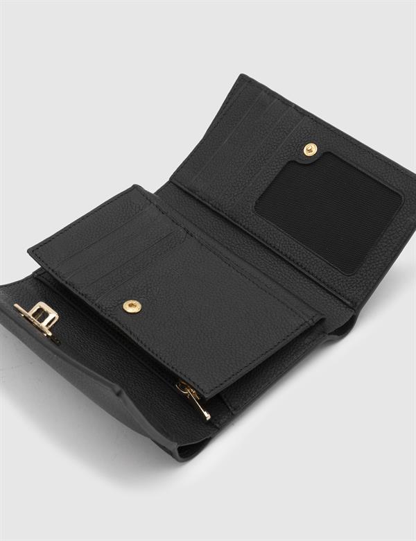 Merrill Black Floater Leather Women's Wallet