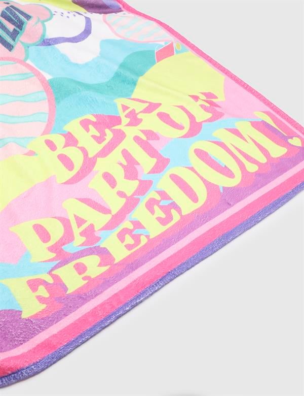 Meta Multicolor Women's Beach Towel