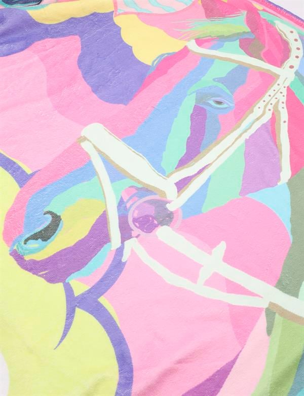 Meta Multicolor Women's Beach Towel