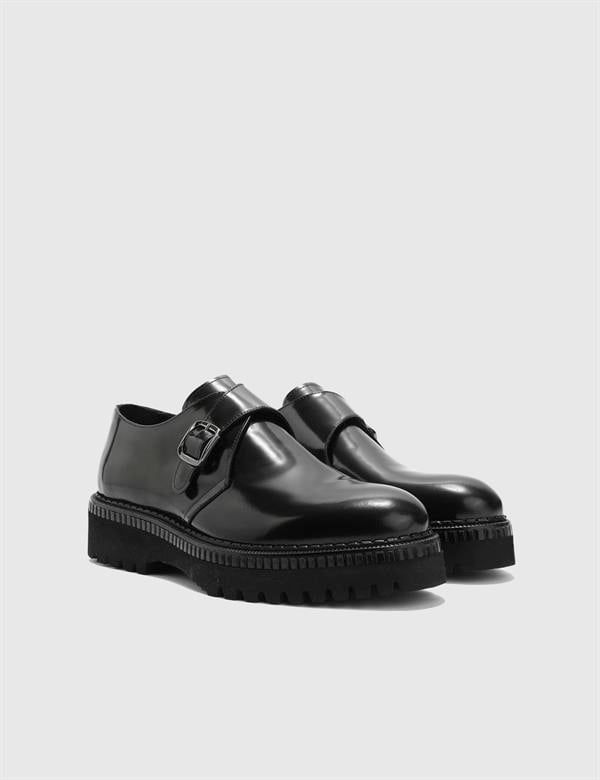 Miklos Black Florentic Leather Men's Loafer