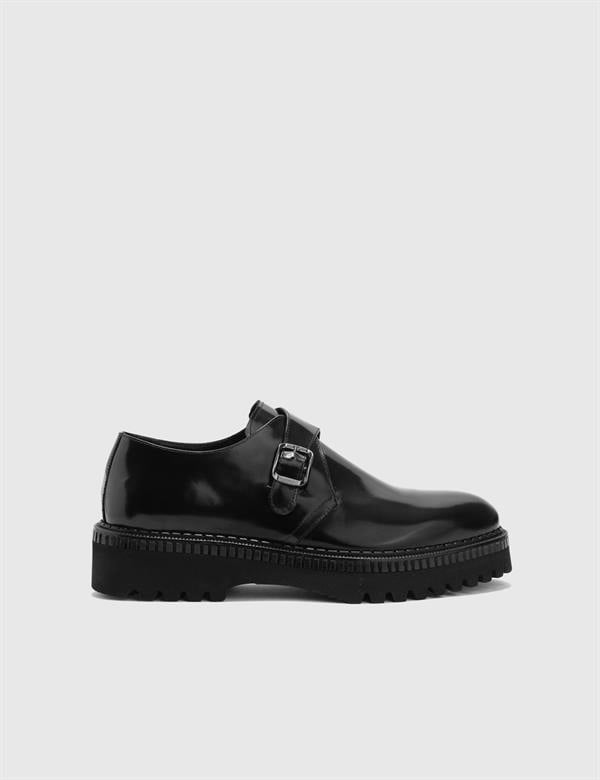 Miklos Black Florentic Leather Men's Loafer