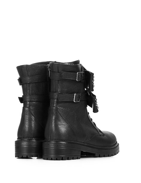 Mila Women's Boot Black Leather