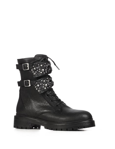 Mila Women's Boot Black Leather