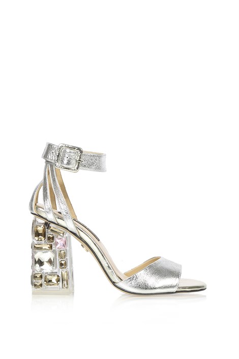 Militta Women's Sandal Silver Crystal