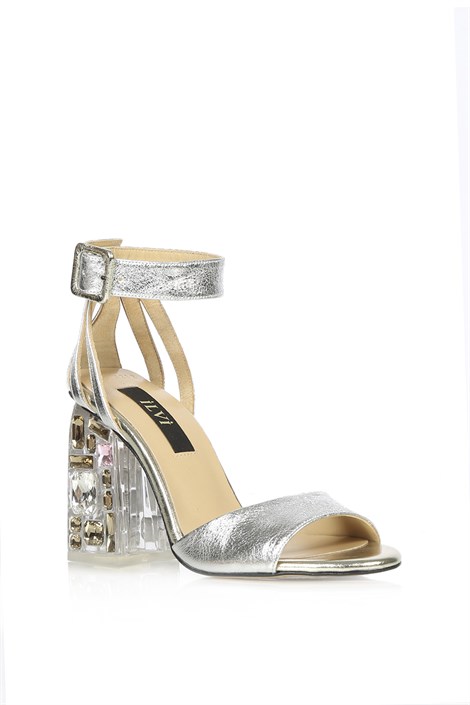 Militta Women's Sandal Silver Crystal