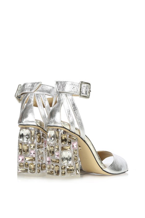 Militta Women's Sandal Silver Crystal