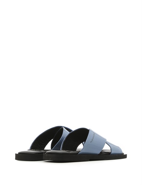Mira Women's Slipper Blue Patent Leather
