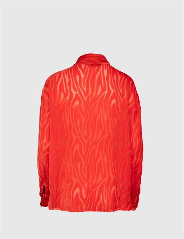 Mirthe Red Women's Shirt