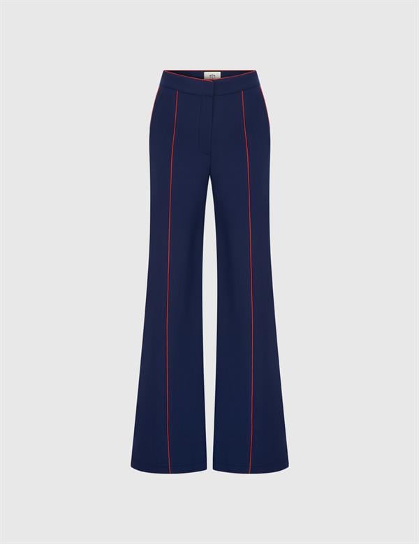 Mıshe Navy Blue Women's Trousers