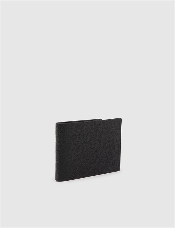 Mousa Black Floater Leather Men's Wallet