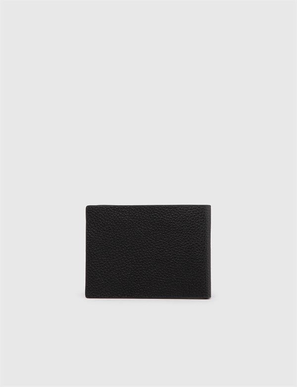 Mousa Black Floater Leather Men's Wallet
