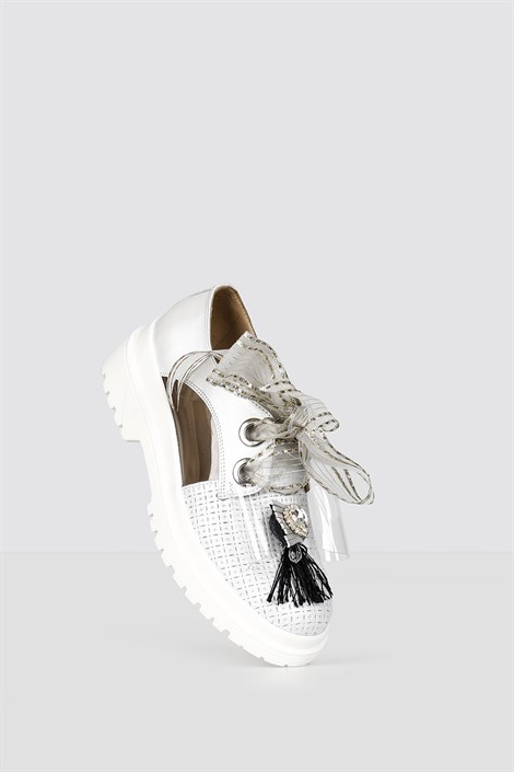 Nata Women's Sneaker White Leather