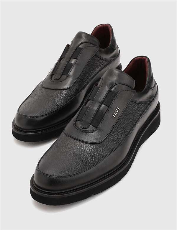 Neuer Black Leather Men's Loafer