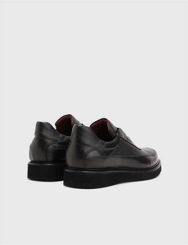 Neuer Black Leather Men's Loafer
