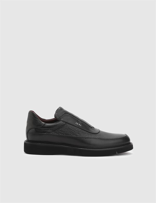 Neuer Black Leather Men's Loafer