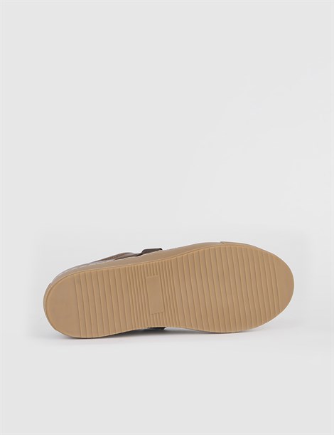 Nevada Brown Leather Men's Sneaker