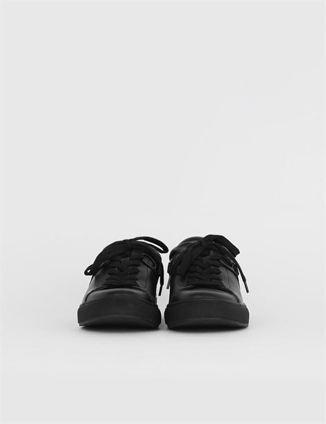 Nevada Black Leather Men's Shoe