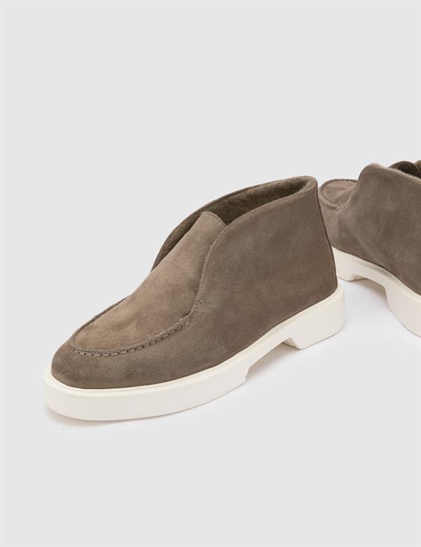 Nia Mink Suede Leather Women's Boot
