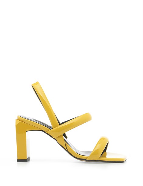 Niegro Women's Sandal Yellow Patent Leather
