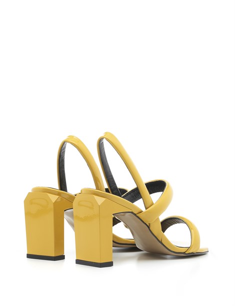 Niegro Women's Sandal Yellow Patent Leather