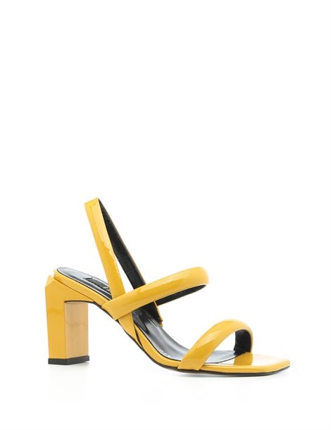 Niegro Women's Sandal Yellow Patent Leather