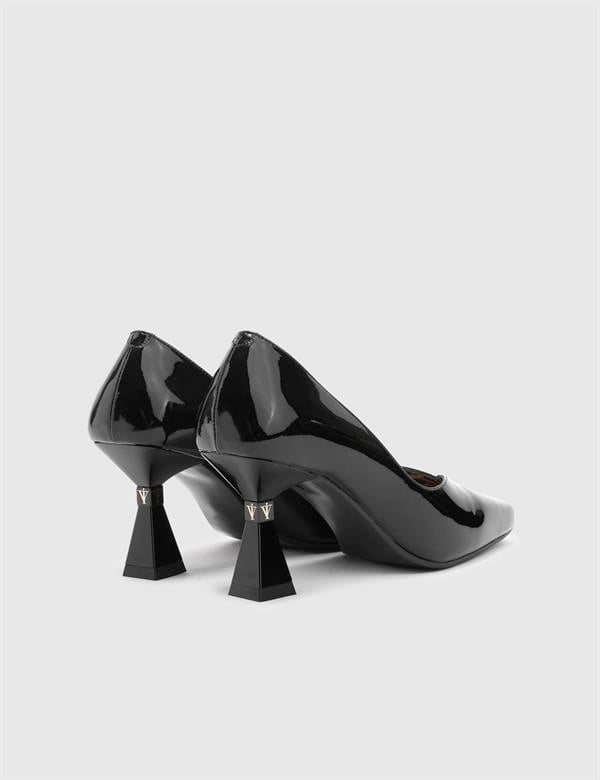 Nilda Black Patent Leather Women's Pump