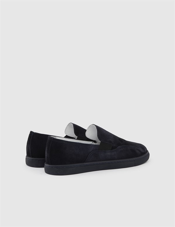 Noah Navy Blue Suede Leather Men's Daily Shoe
