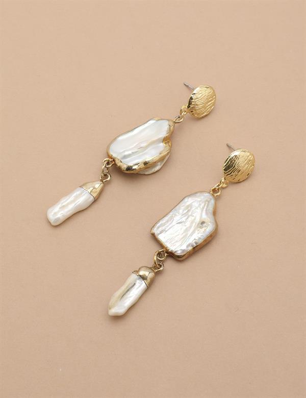 Noemia Gold Pearl Women's Earrings