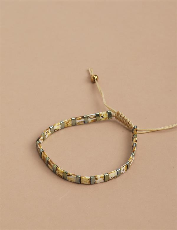 Pelda Beige Men's Bracelet