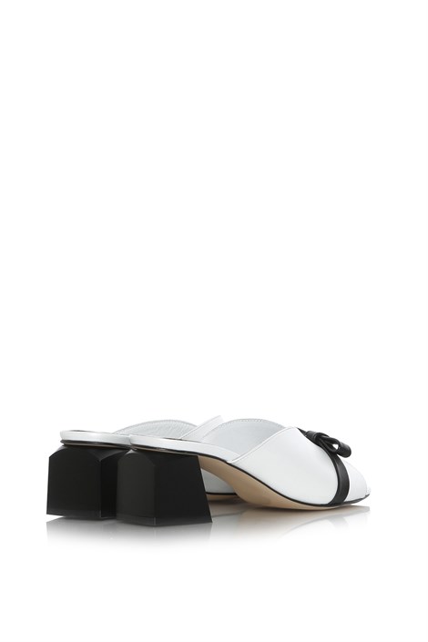 Perla Women's Slipper White Black
