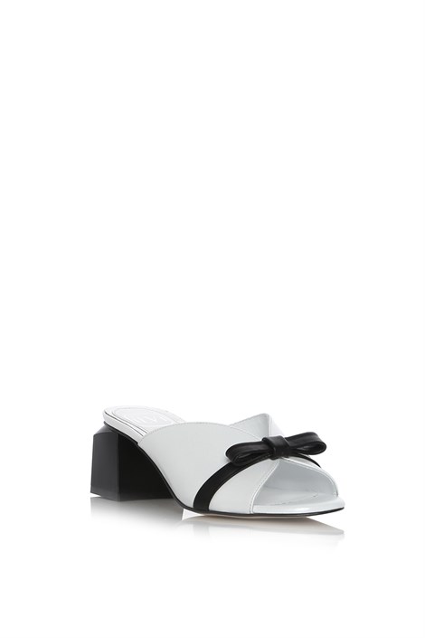 Perla Women's Slipper White Black