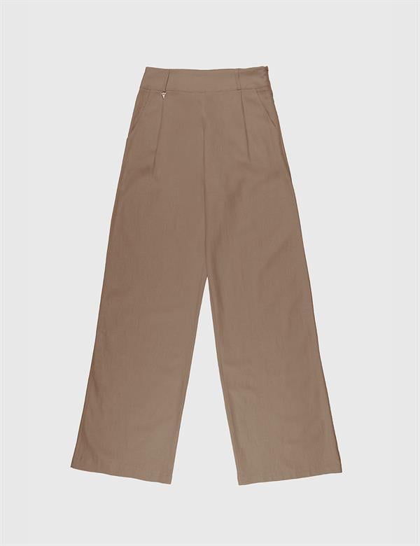 Perri Brown Women's Linen Trousers
