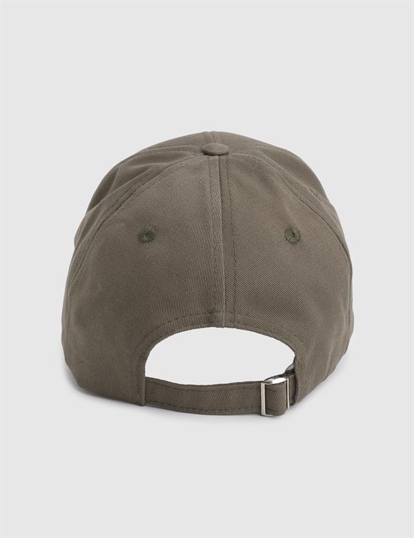 Peta Gabardin Haki Unisex Şapka