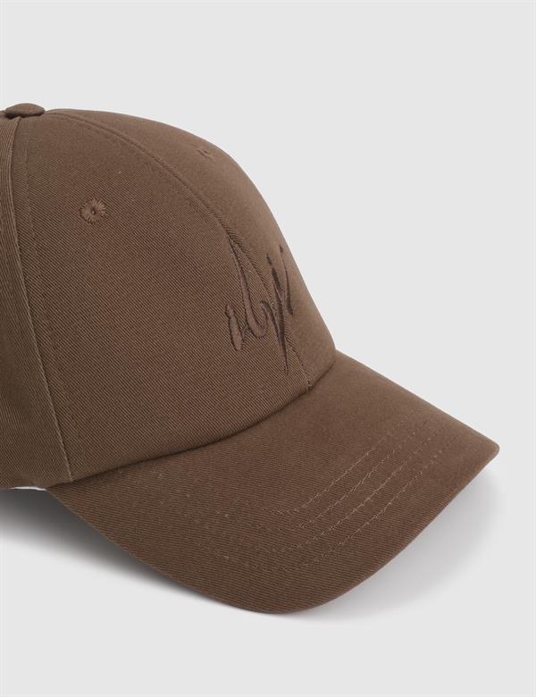 Peta Gabardin Kahverengi Unisex Şapka