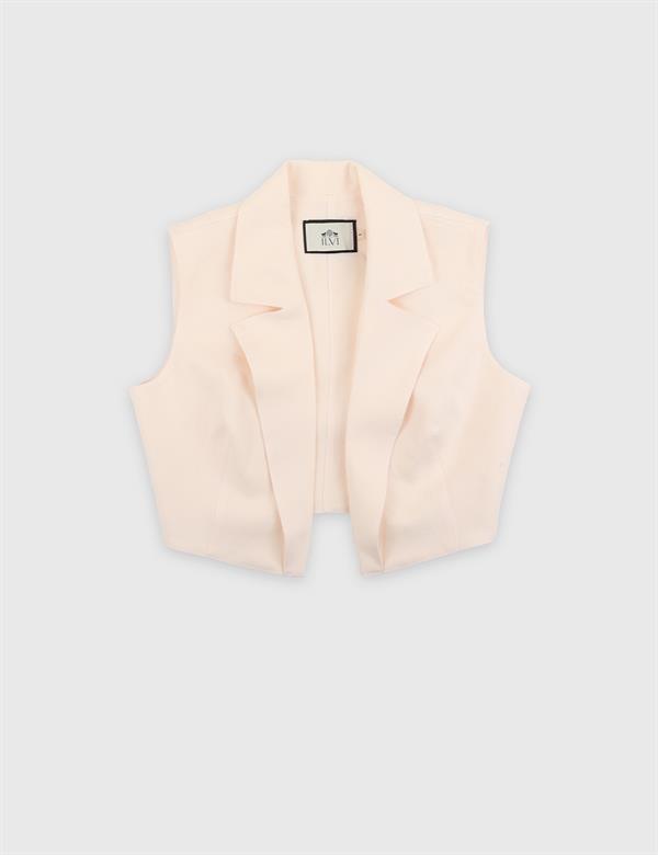 Phila Ecru Women's Linen Vest