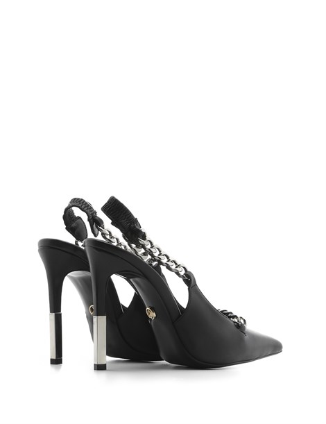 Polo Women's Slipper Black Leather