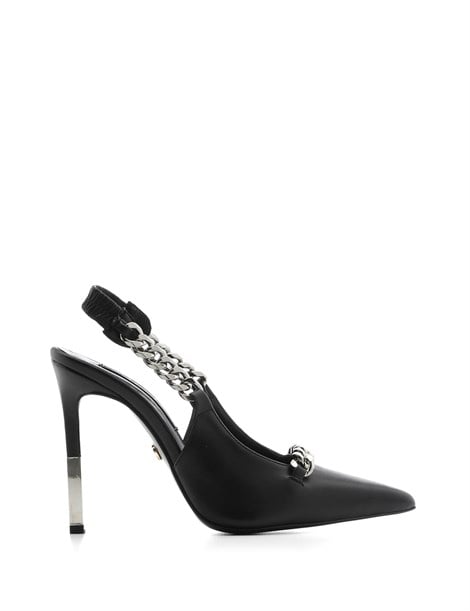 Polo Women's Slipper Black Leather