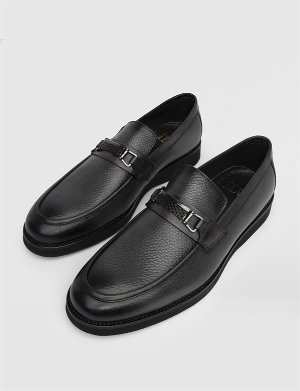 Pruna Grey Floater Leather Men's Daily Shoe