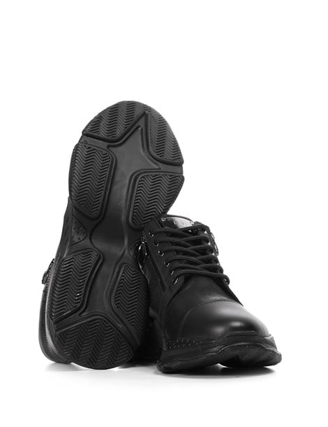 Puta Men's Sneaker Black Leather
