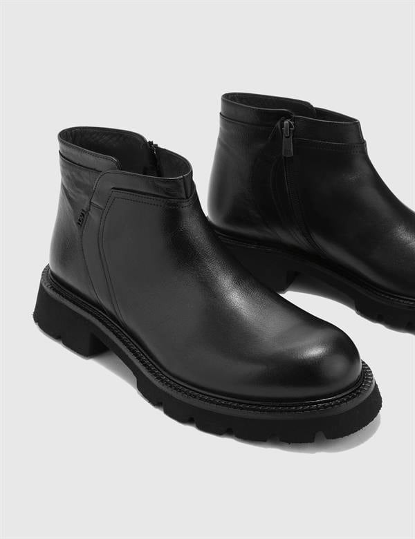 Ramos Black Leather Men's Boot
